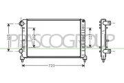 Kühler, Motorkühlung PRASCO FT908R002