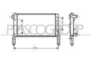 Kühler, Motorkühlung PRASCO FT908R004