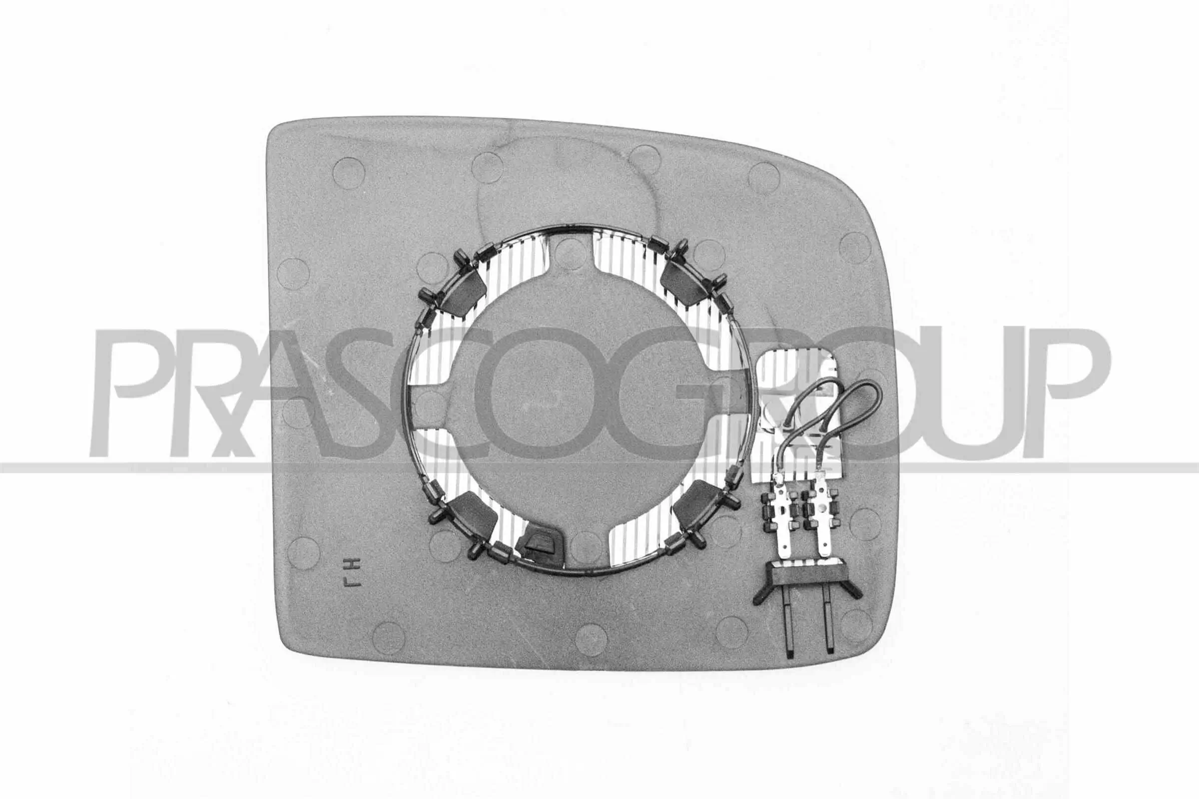 Spiegelglas, Außenspiegel rechts PRASCO FT9237513