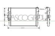 Kühler, Motorkühlung PRASCO FT927R001