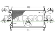 Kühler, Motorkühlung PRASCO FT930R008