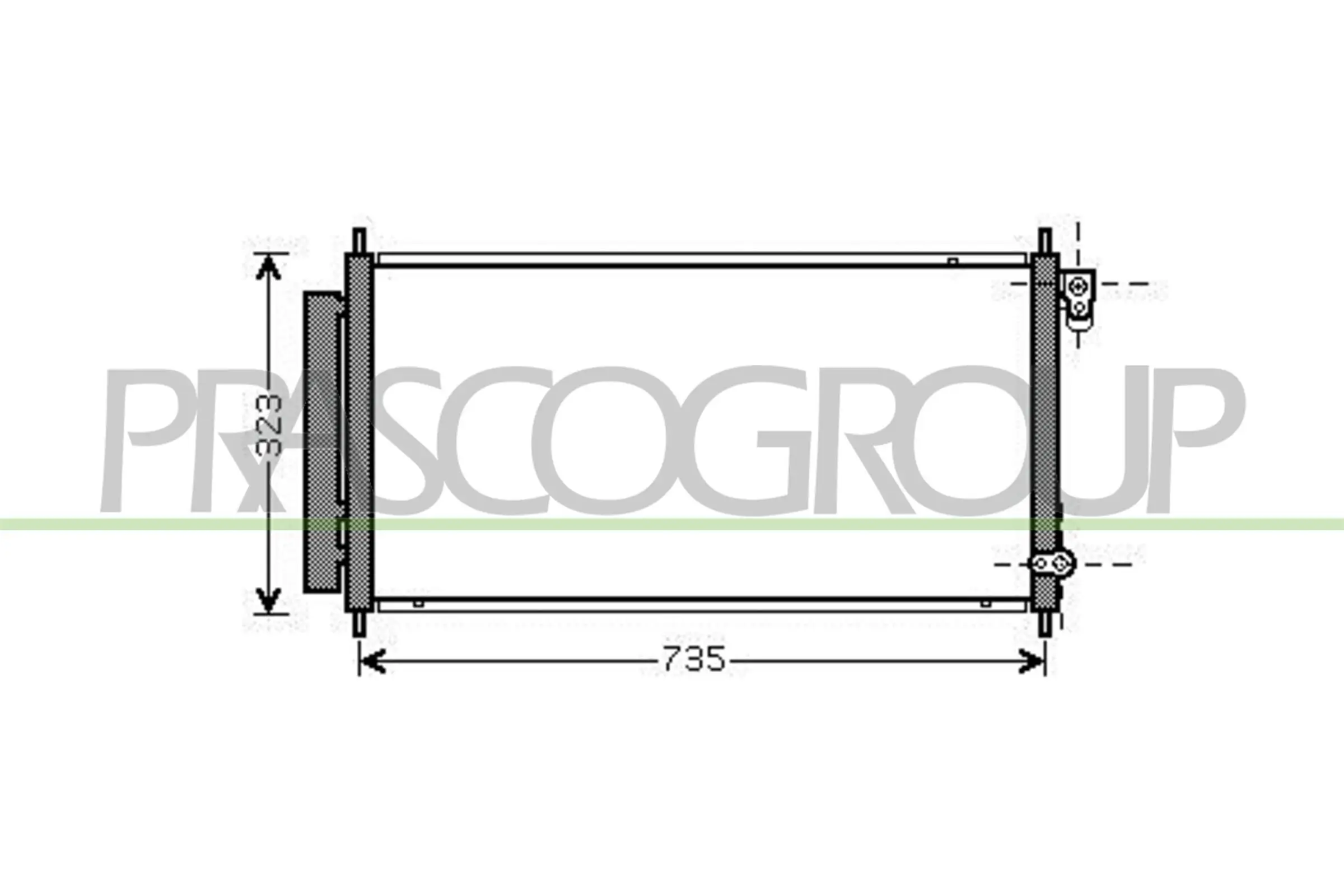 Kondensator, Klimaanlage PRASCO HD322C001