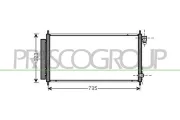 Kondensator, Klimaanlage PRASCO HD322C001