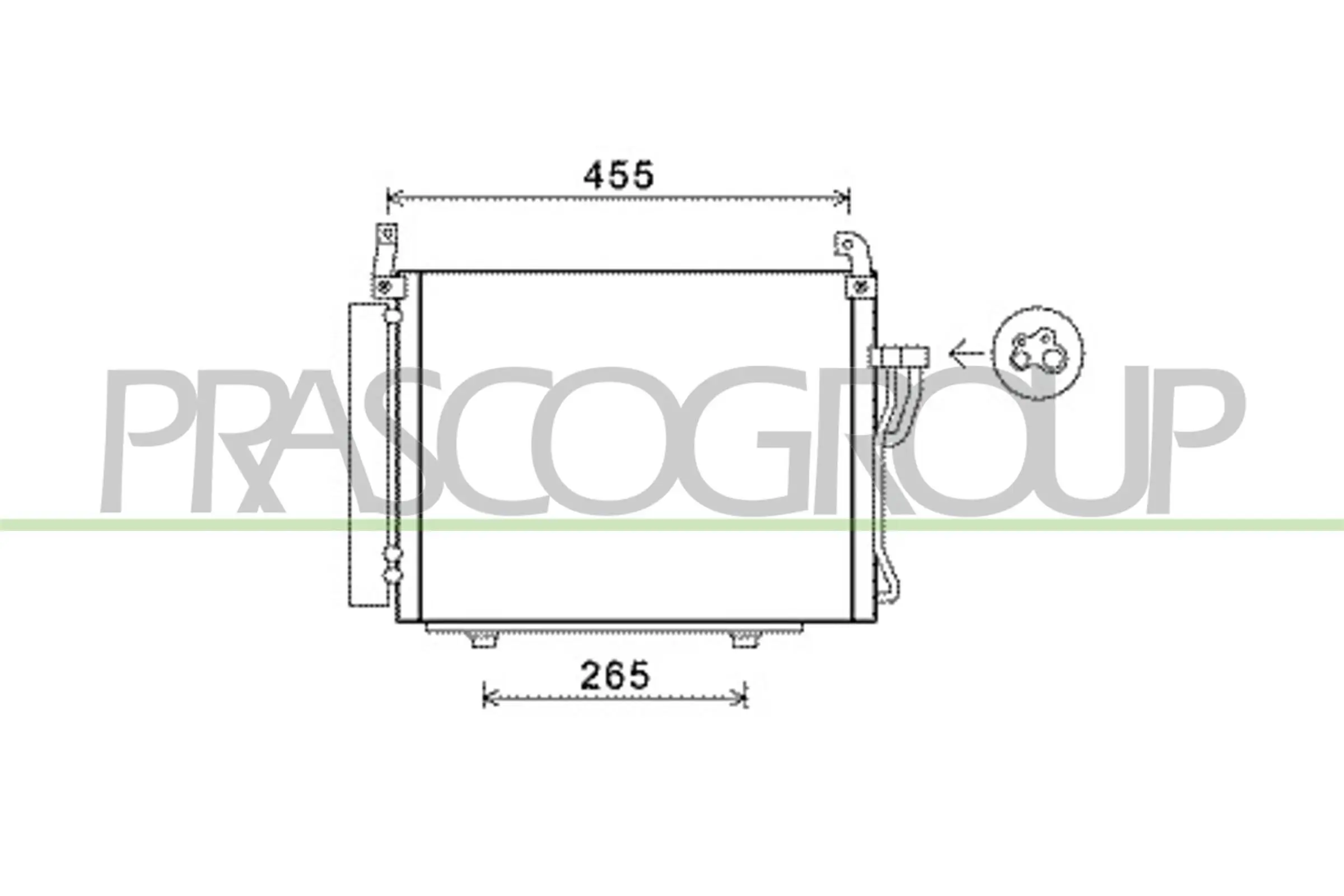 Kondensator, Klimaanlage PRASCO HN002C002