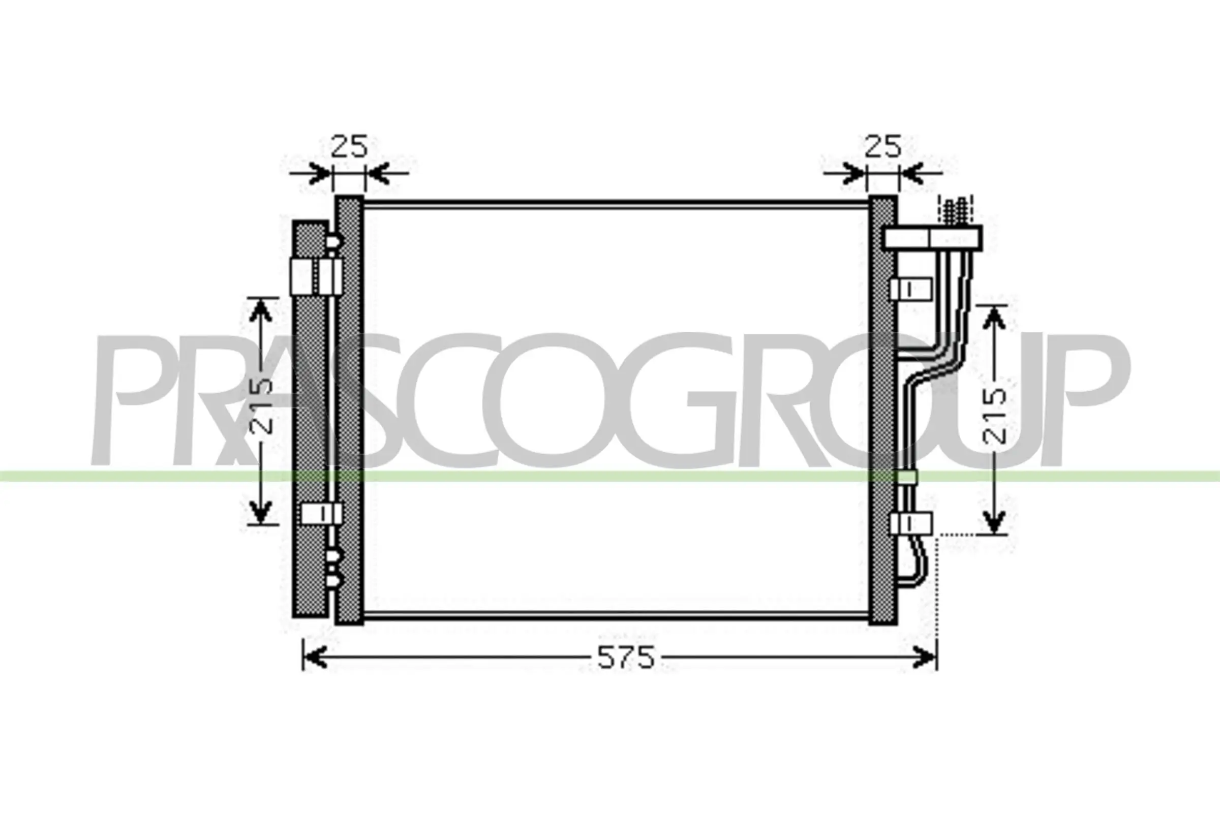 Kondensator, Klimaanlage PRASCO HN040C002