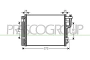 Kondensator, Klimaanlage PRASCO HN040C002