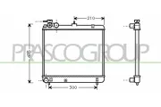 Kühler, Motorkühlung PRASCO HN320R001