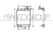 Kühler, Motorkühlung PRASCO HN330R001