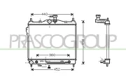 Kühler, Motorkühlung PRASCO HN330R004