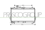 Kühler, Motorkühlung PRASCO HN715R002
