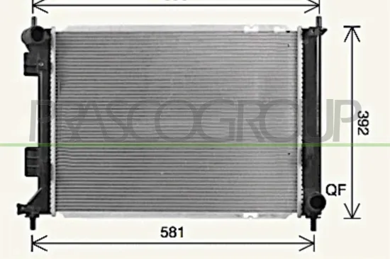 Kühler, Motorkühlung PRASCO HN802R001 Bild Kühler, Motorkühlung PRASCO HN802R001