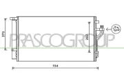 Kondensator, Klimaanlage PRASCO HN804C001