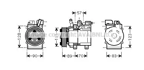 Kompressor, Klimaanlage PRASCO HYK257