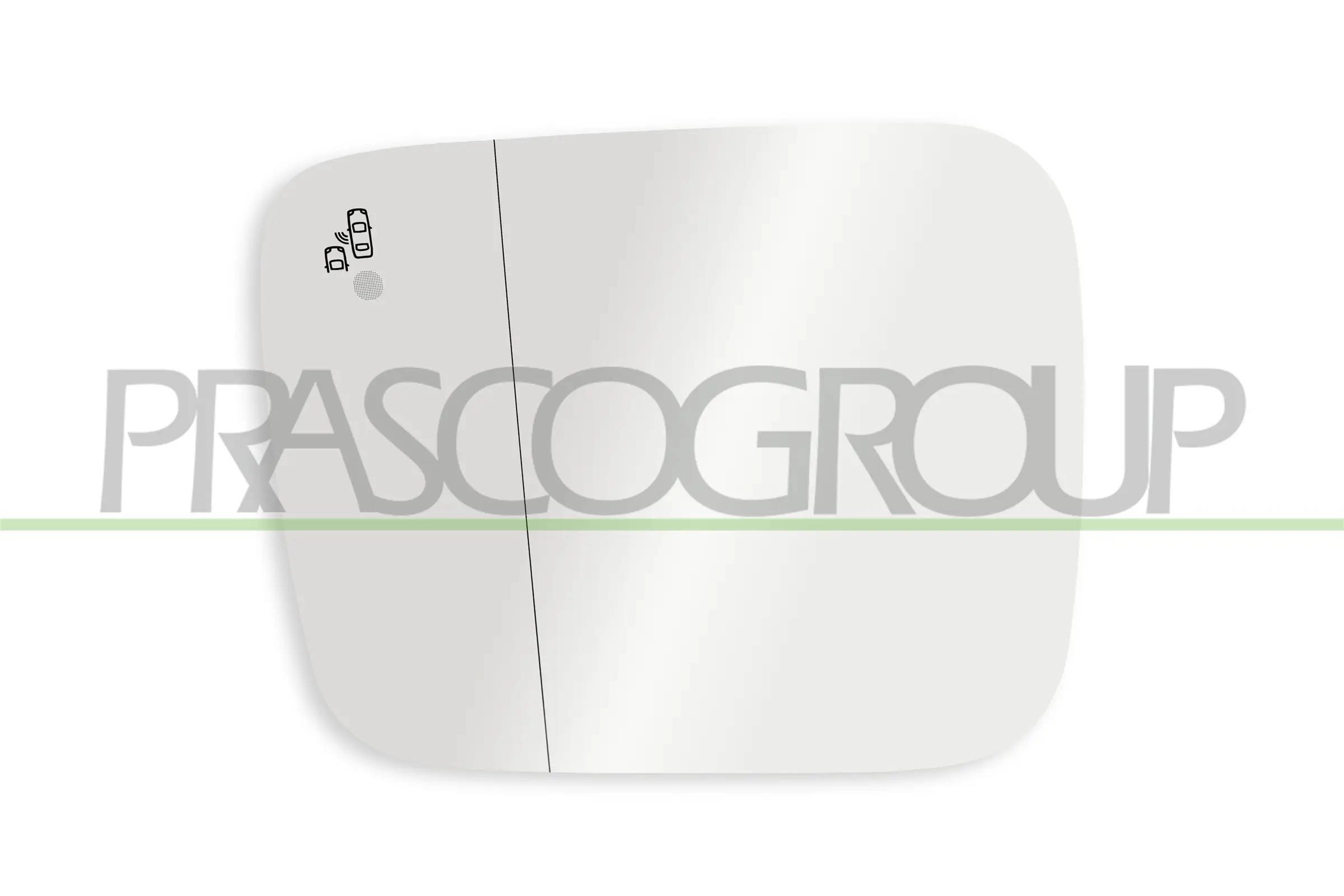 Spiegelglas, Außenspiegel links PRASCO JE1007534