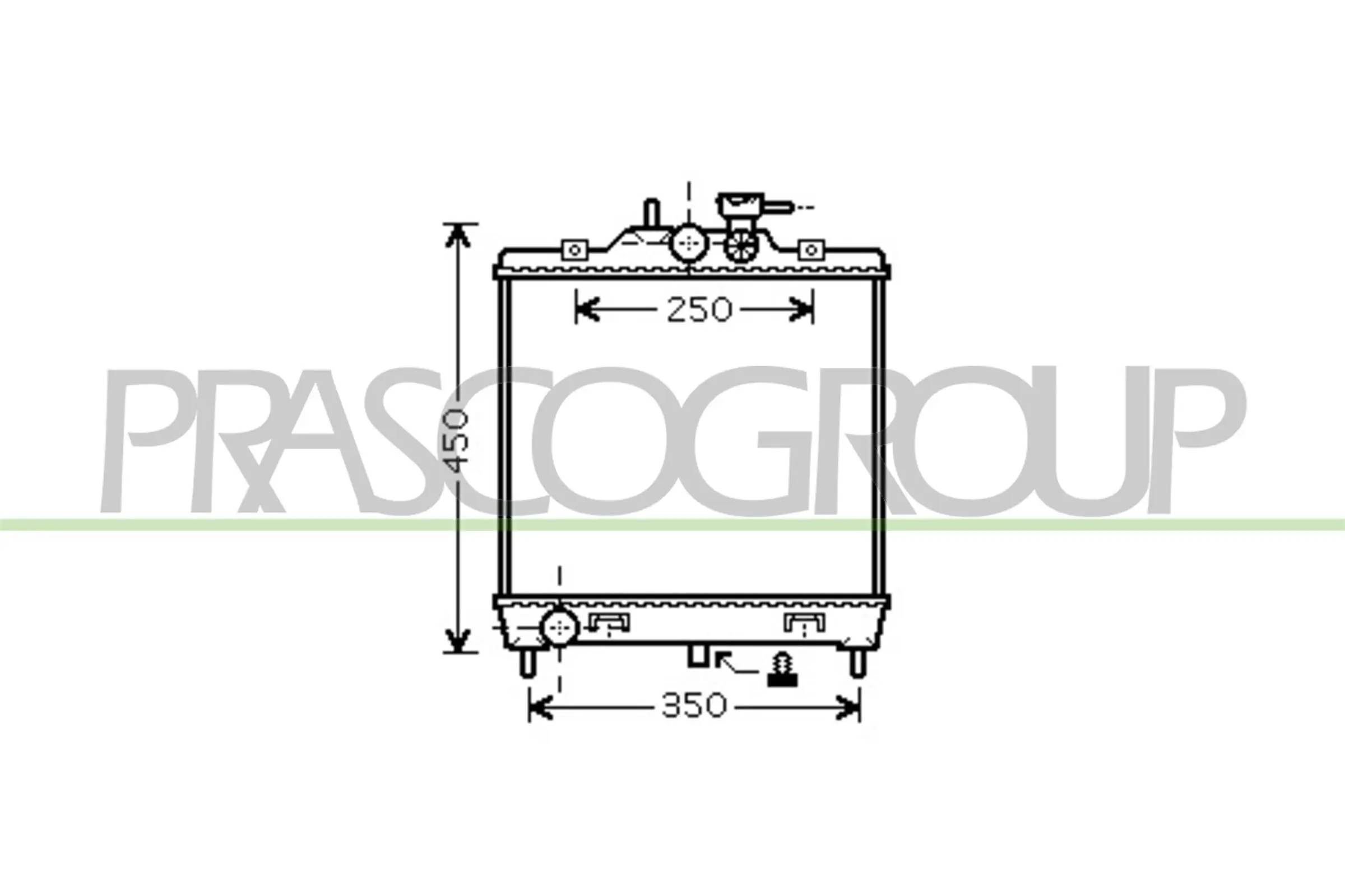 Kühler, Motorkühlung PRASCO KI320R002