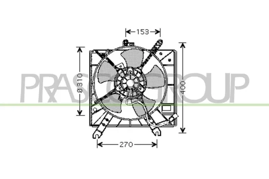 Lüfter, Motorkühlung PRASCO KI420F001 Bild Lüfter, Motorkühlung PRASCO KI420F001