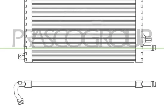 Kühler, Motorkühlung PRASCO LR036R001 Bild Kühler, Motorkühlung PRASCO LR036R001