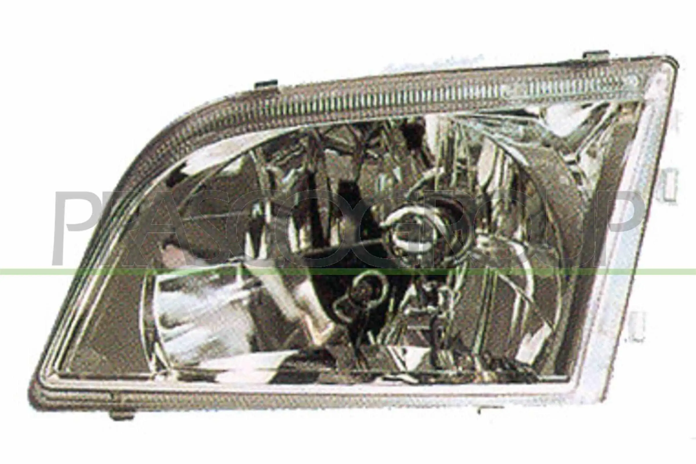 Hauptscheinwerfer links PRASCO MB0974614