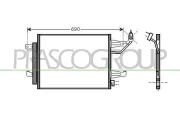 Kondensator, Klimaanlage PRASCO MB324C002