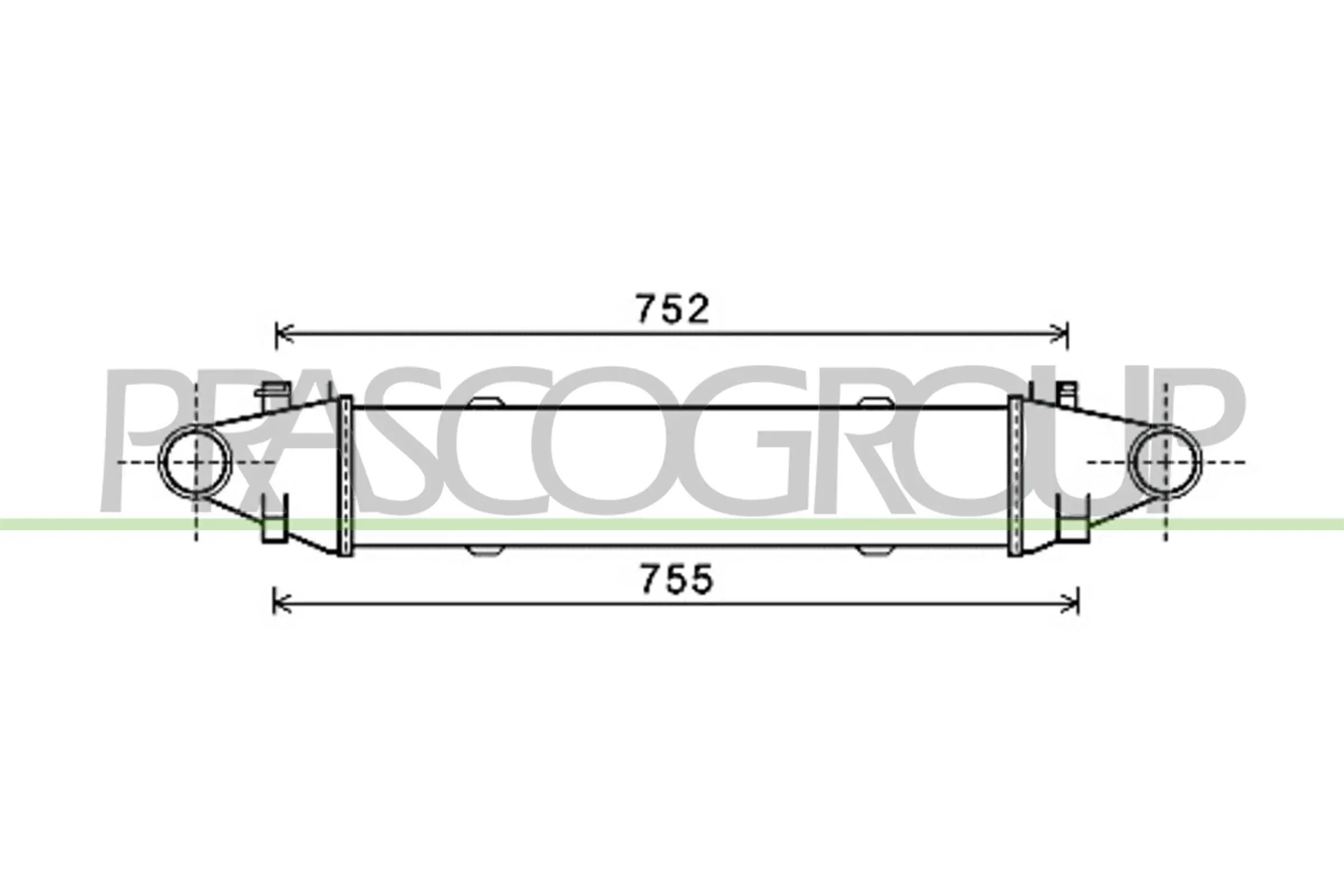 Ladeluftkühler PRASCO ME029N001