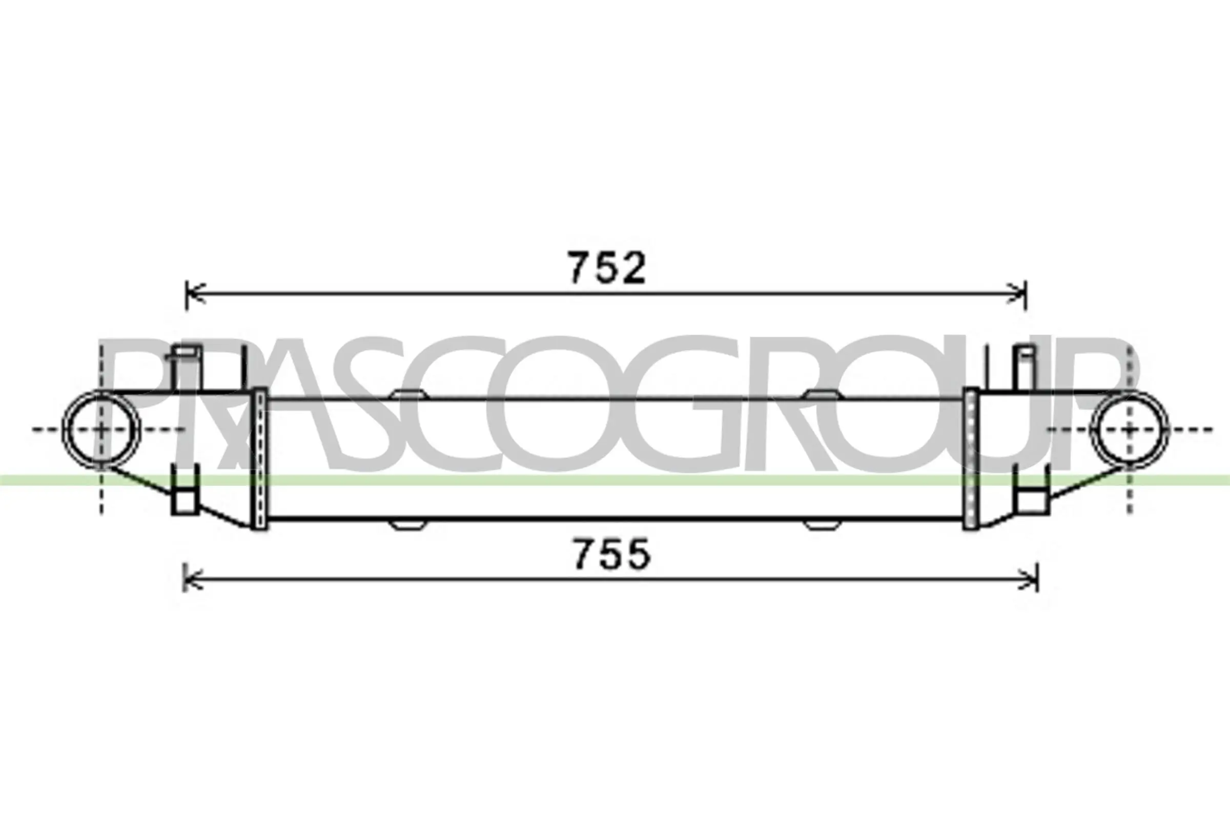 Ladeluftkühler PRASCO ME029N003