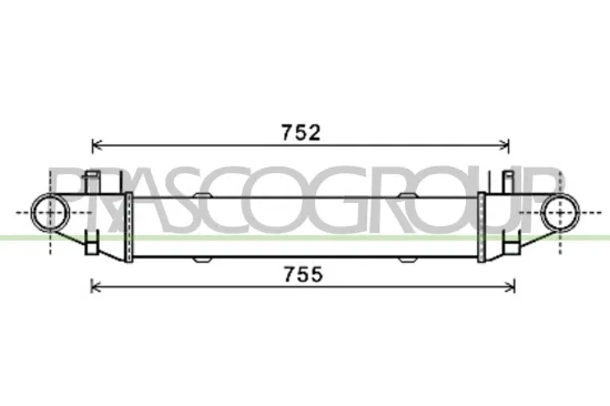 Ladeluftkühler PRASCO ME029N003 Bild Ladeluftkühler PRASCO ME029N003
