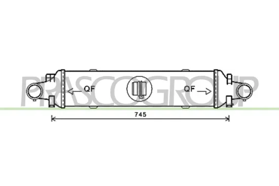Ladeluftkühler PRASCO ME029N004 Bild Ladeluftkühler PRASCO ME029N004