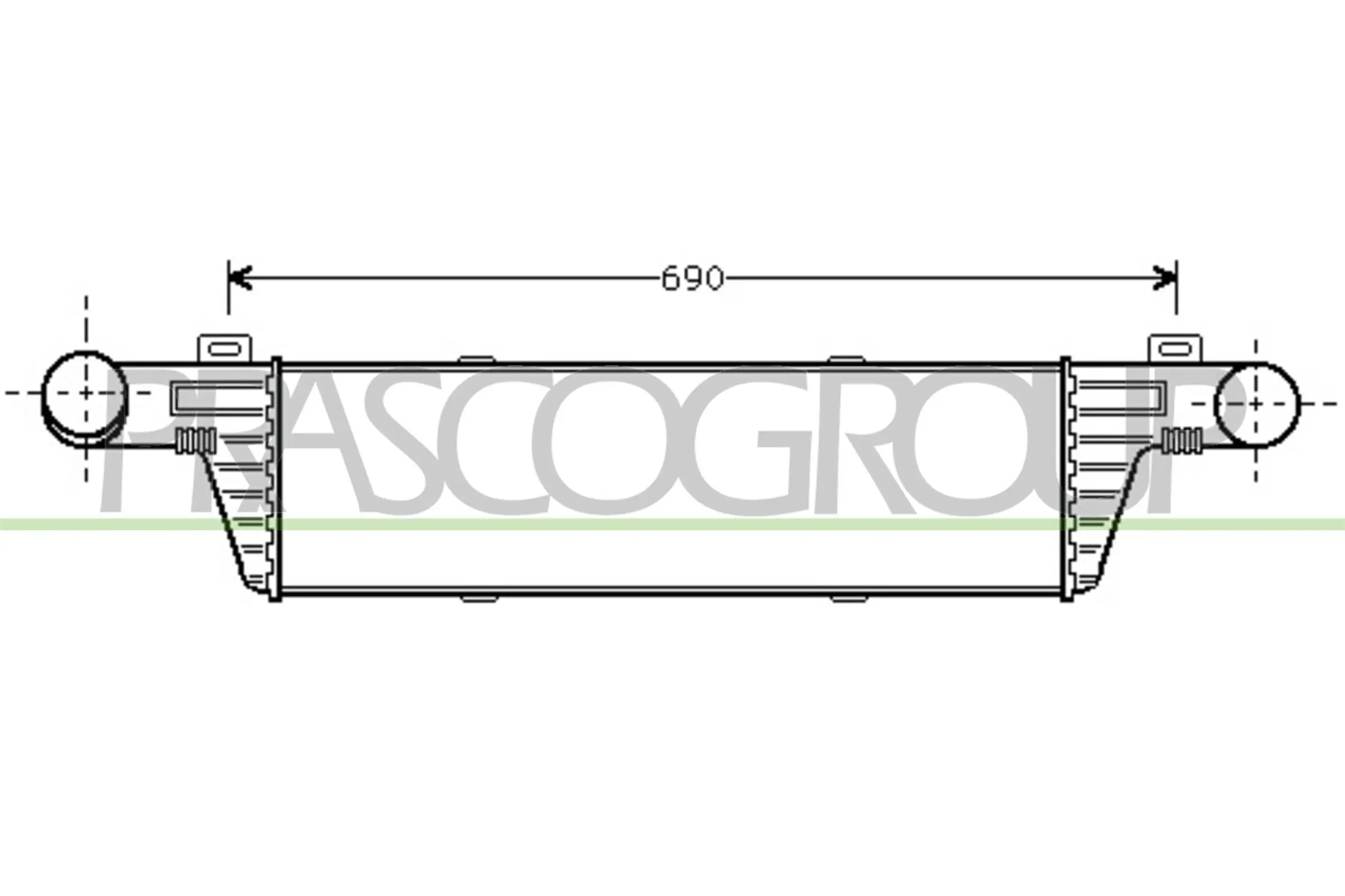 Ladeluftkühler PRASCO ME035N001