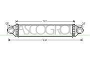 Ladeluftkühler PRASCO ME324N001