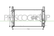 Kühler, Motorkühlung PRASCO ME324R002
