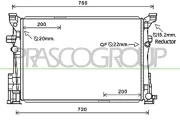 Kühler, Motorkühlung PRASCO ME328R002