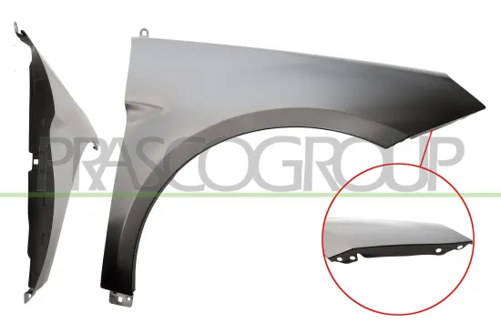 Kotflügel vorne rechts PRASCO ME4203003 Bild Kotflügel vorne rechts PRASCO ME4203003