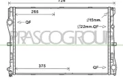 Kühler, Motorkühlung PRASCO ME442R001
