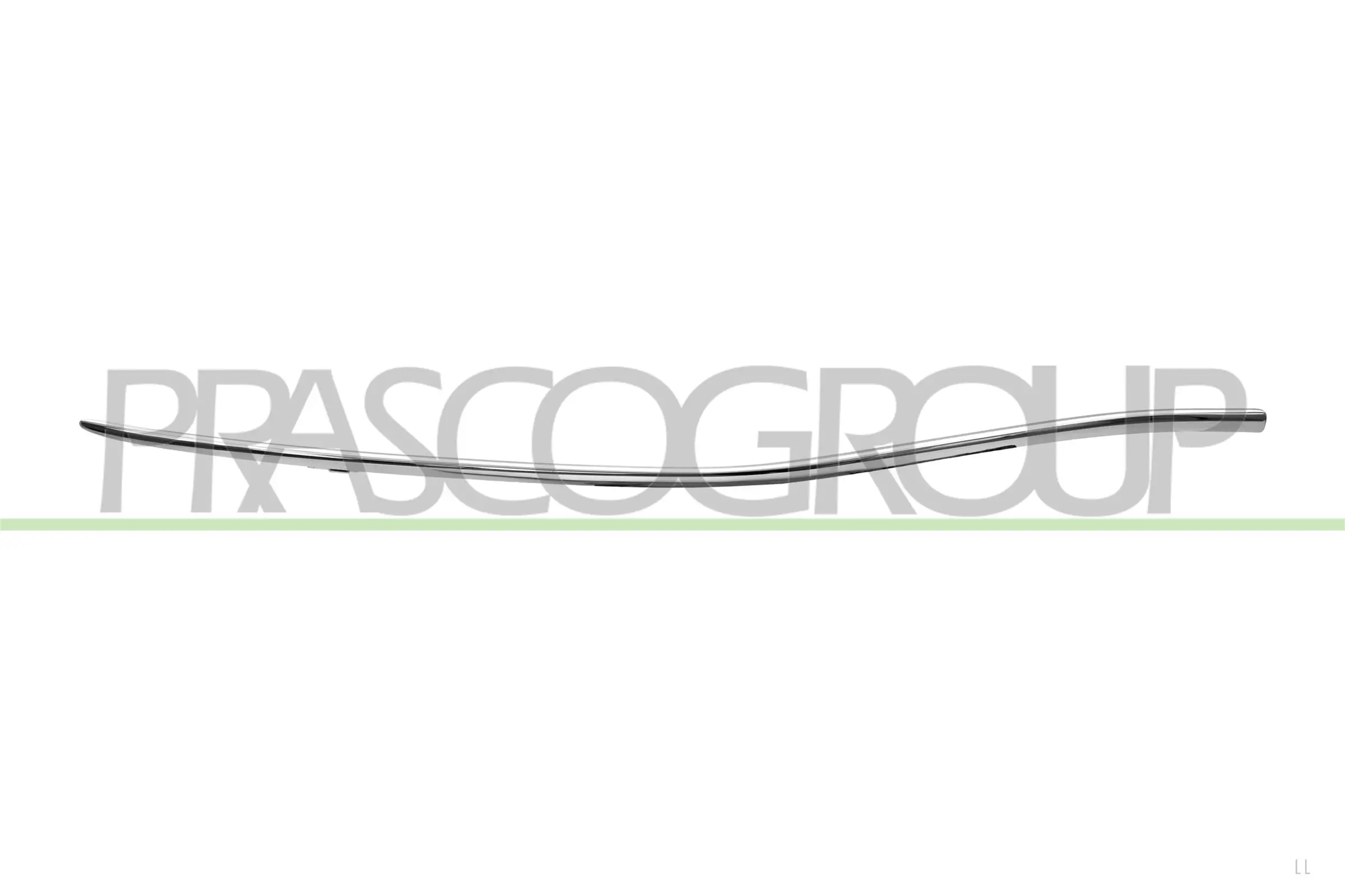 Zier-/Schutzleiste, Stoßfänger vorne rechts PRASCO ME4501213