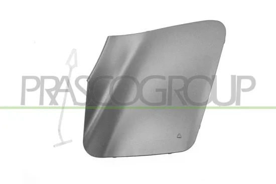 Klappe, Abschlepphaken vorne PRASCO ME6641236 Bild Klappe, Abschlepphaken vorne PRASCO ME6641236