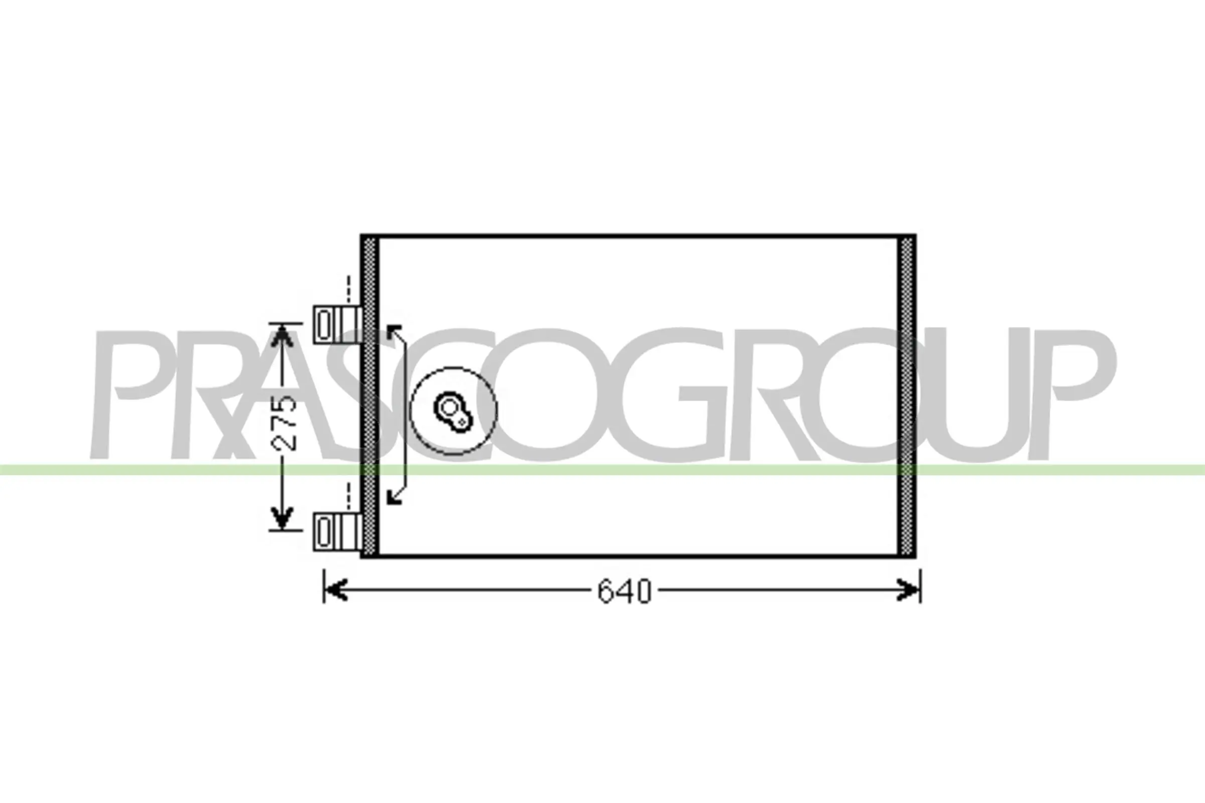 Kondensator, Klimaanlage PRASCO ME750C001