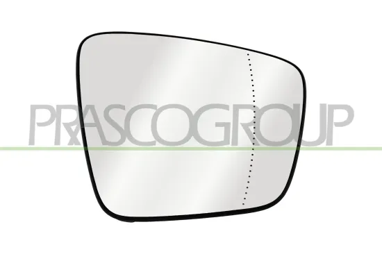 Spiegelglas, Außenspiegel rechts PRASCO ME7527513 Bild Spiegelglas, Außenspiegel rechts PRASCO ME7527513