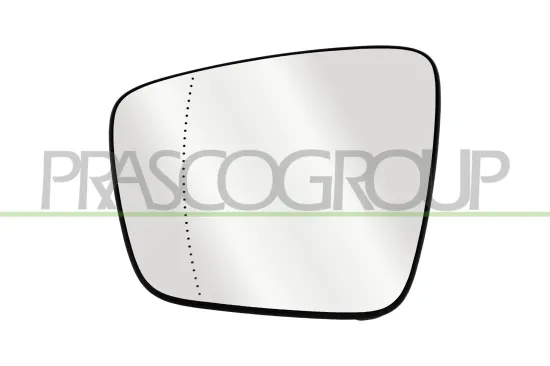 Spiegelglas, Außenspiegel links PRASCO ME7527514 Bild Spiegelglas, Außenspiegel links PRASCO ME7527514