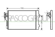 Kondensator, Klimaanlage PRASCO ME909C001