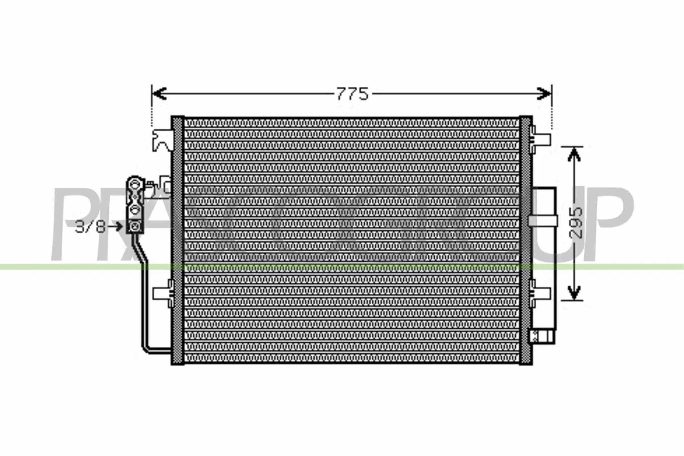 Kondensator, Klimaanlage PRASCO ME919C001