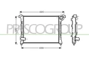 Kühler, Motorkühlung PRASCO MN306R005