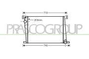 Kühler, Motorkühlung PRASCO MN308R003