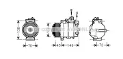 Kompressor, Klimaanlage PRASCO MSK561