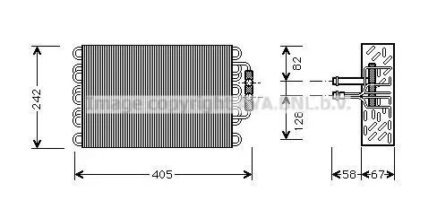 Verdampfer, Klimaanlage PRASCO MSV008 Bild Verdampfer, Klimaanlage PRASCO MSV008