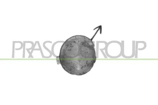 Klappe, Abschlepphaken vorne PRASCO MZ3261236 Bild Klappe, Abschlepphaken vorne PRASCO MZ3261236