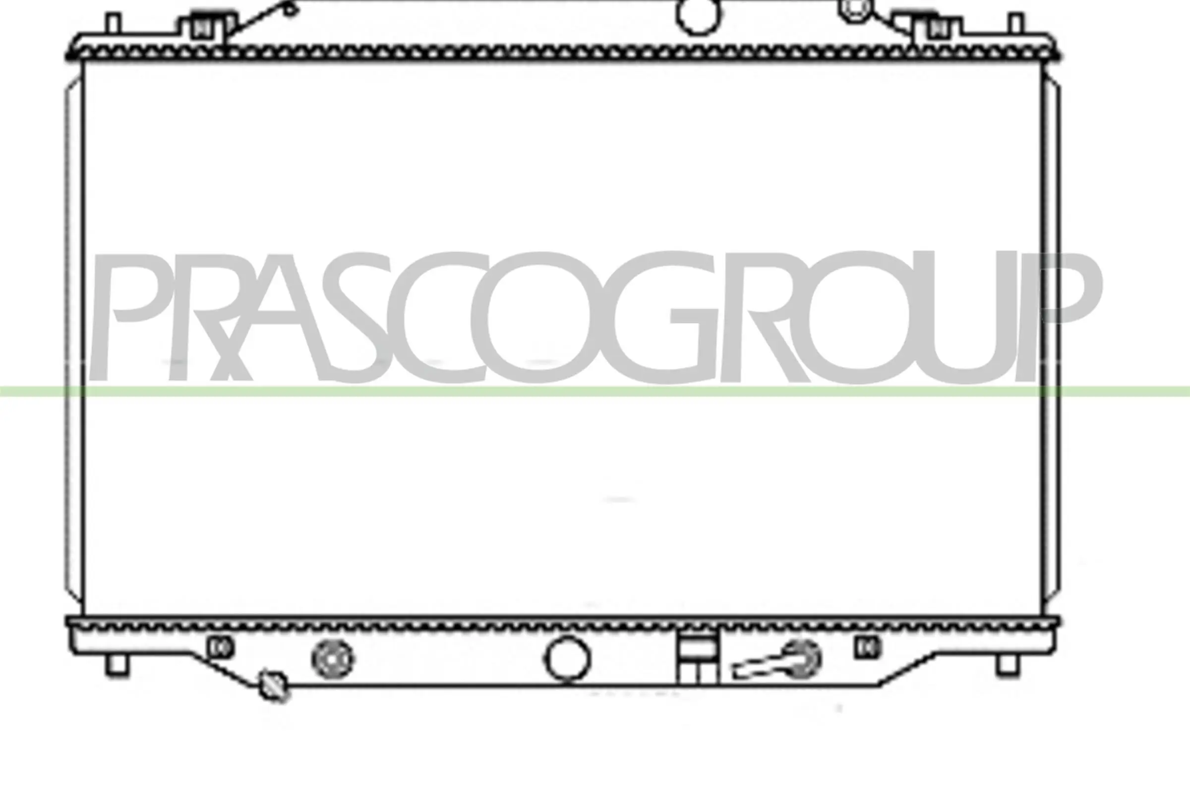 Kühler, Motorkühlung PRASCO MZ702R003