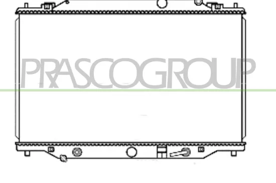 Kühler, Motorkühlung PRASCO MZ702R003 Bild Kühler, Motorkühlung PRASCO MZ702R003