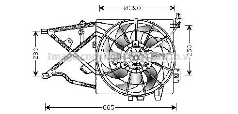 Lüfter, Motorkühlung PRASCO OL7505 Bild Lüfter, Motorkühlung PRASCO OL7505