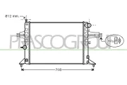 Kühler, Motorkühlung PRASCO OP017R013
