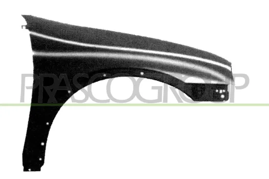 Kotflügel vorne rechts PRASCO OP0283003 Bild Kotflügel vorne rechts PRASCO OP0283003